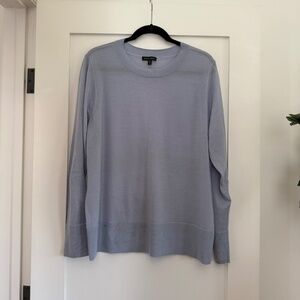 Universal Standard Featherweight Merino Sweater Blue S (14-16)